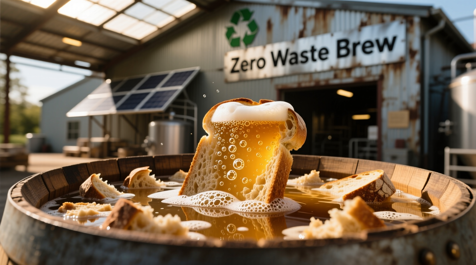 toast ale brew beer waste bread net zero goal