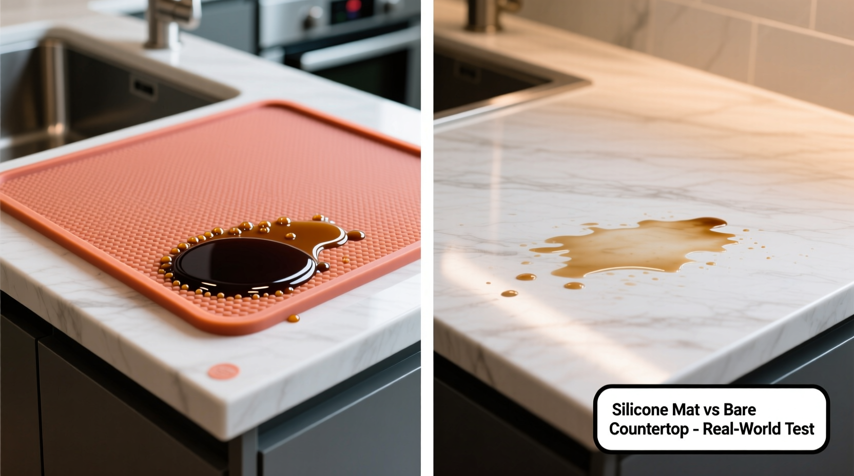 countertop mat vs bare countertop does it really protect against spills and scratches