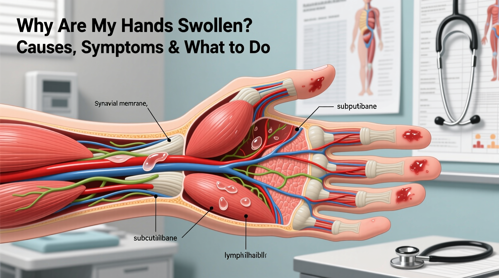 why are my hands swollen causes symptoms and what to do