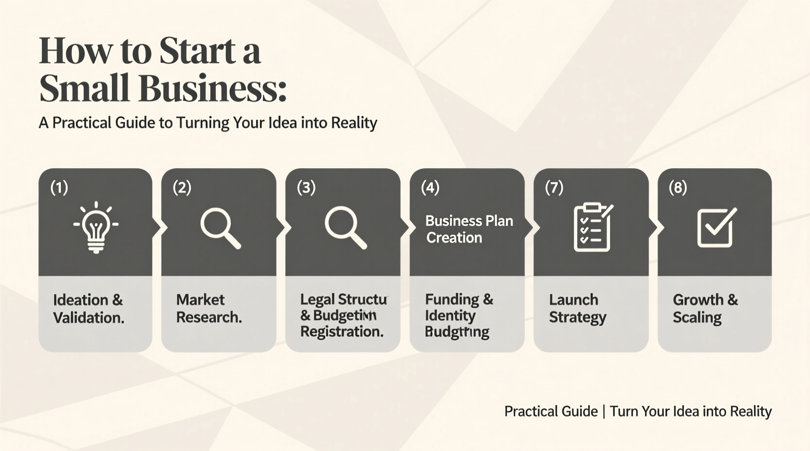 how to start a small business a practical guide to turning your idea into reality