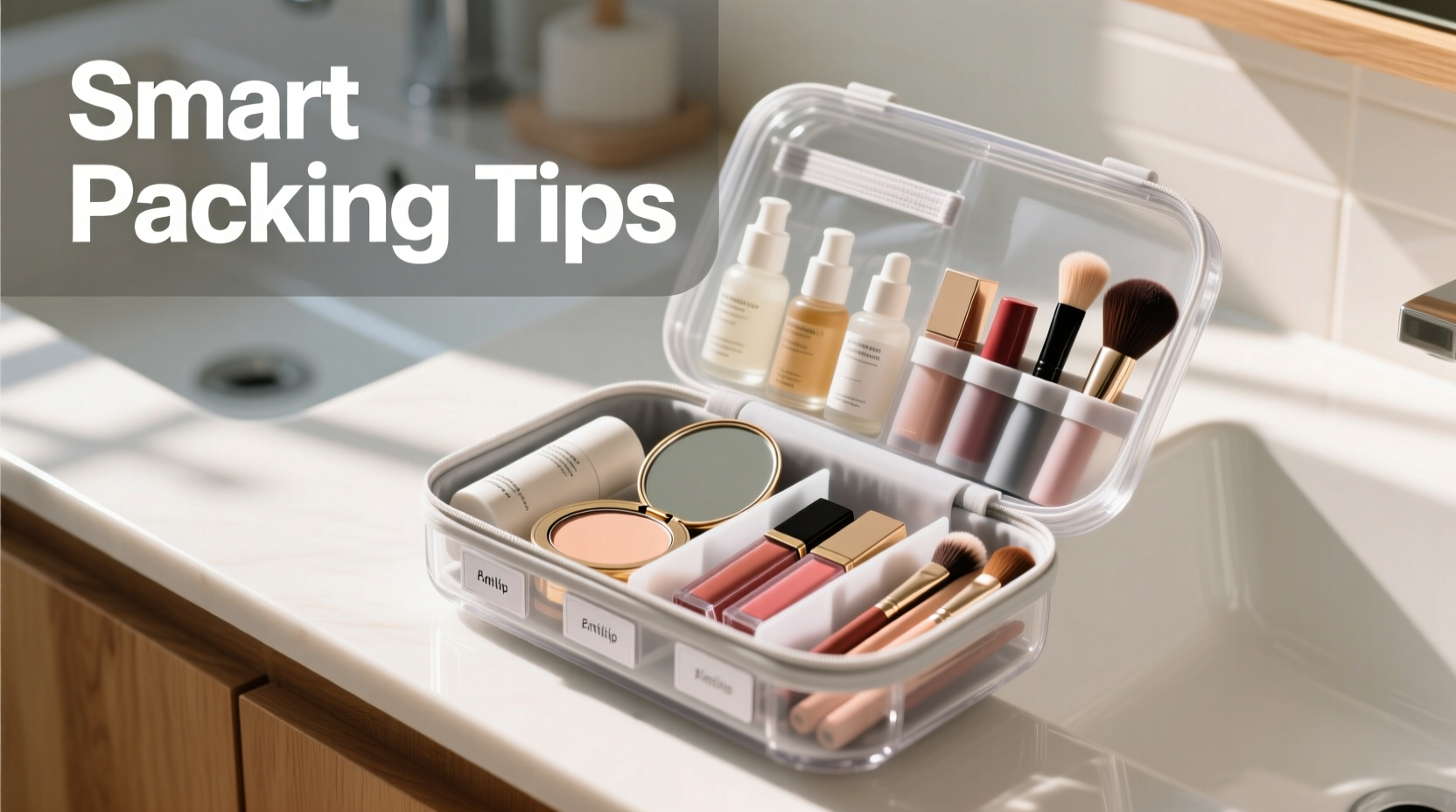 smart tips for packing cosmetics efficiently maximize space and keep products safe