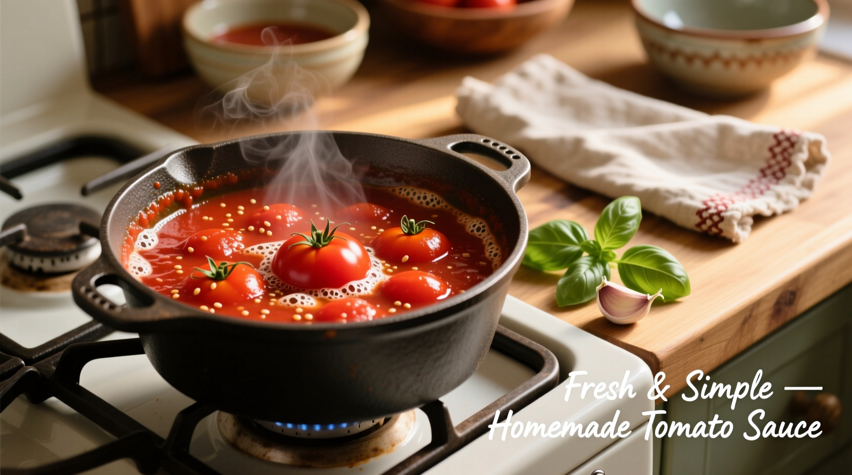 Perfect Fresh Tomato Sauce Recipe in 45 Minutes