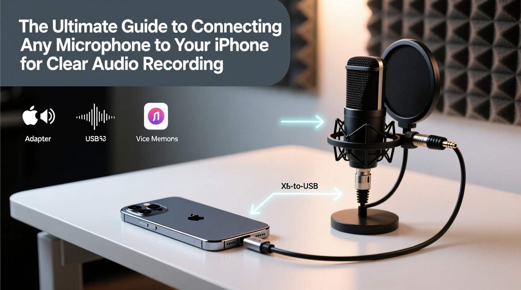 the ultimate guide to connecting any microphone to your iphone for clear audio recording