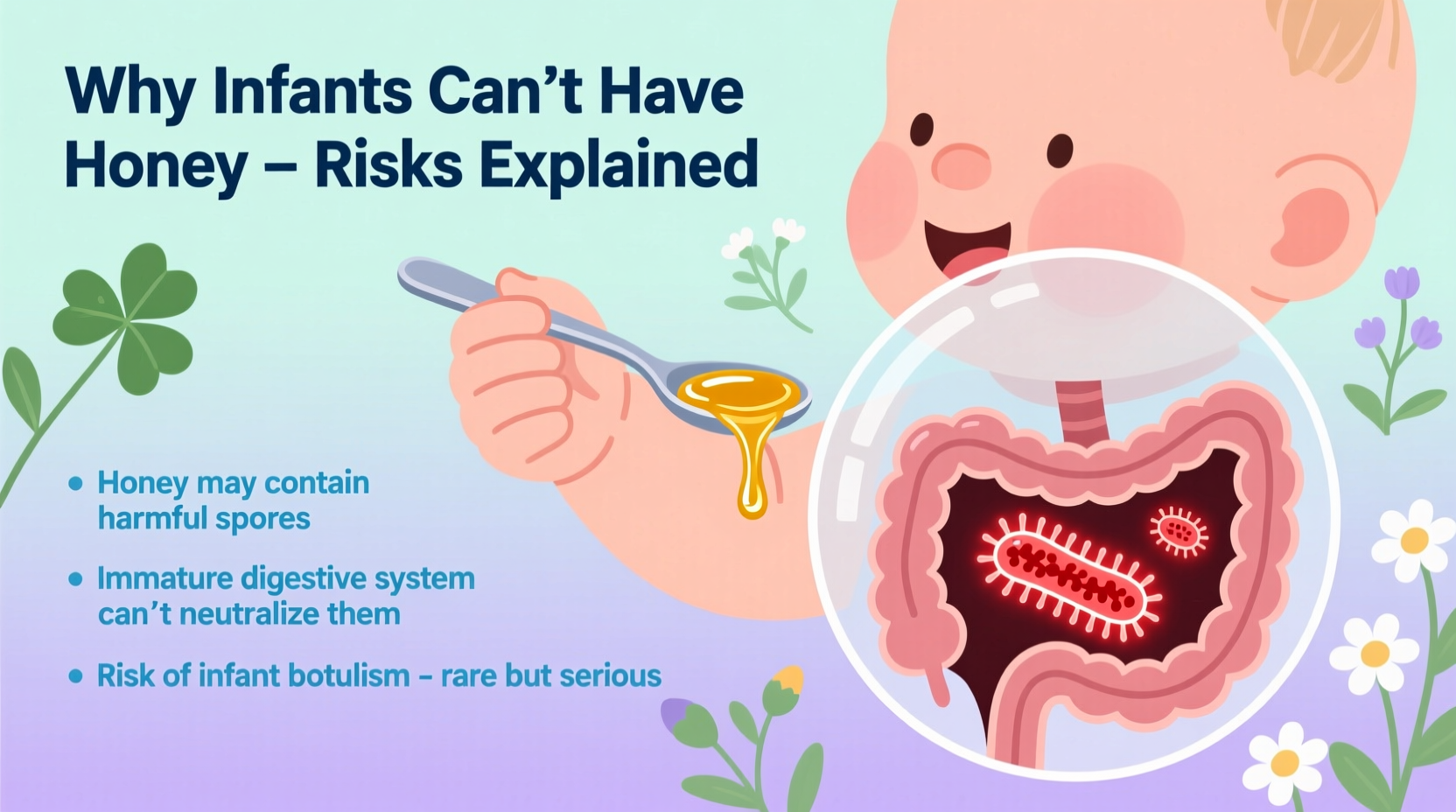 why infants cant have honey risks and safety explained