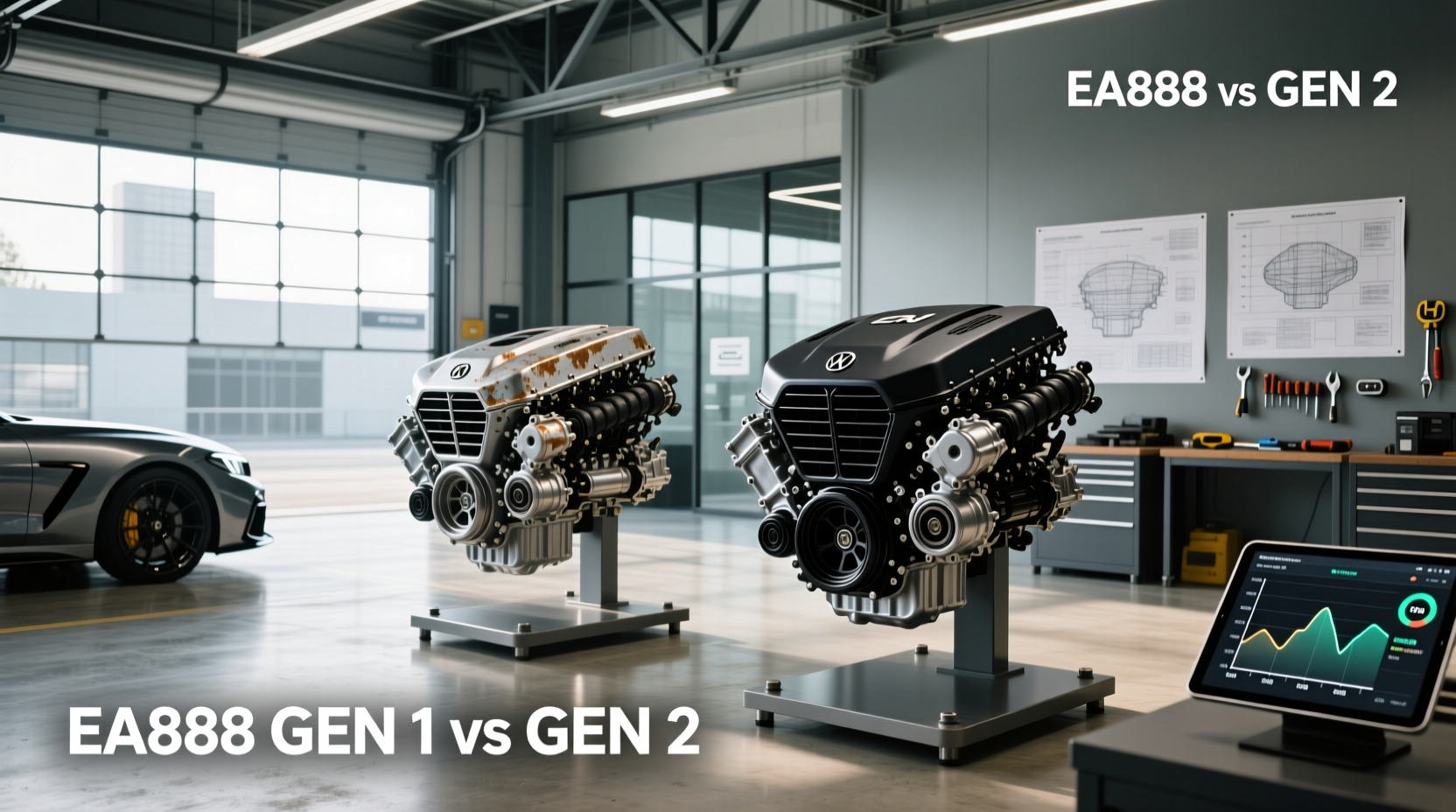 What Are the Differences Between EA888 Gen 1 and Gen 2 Engines?