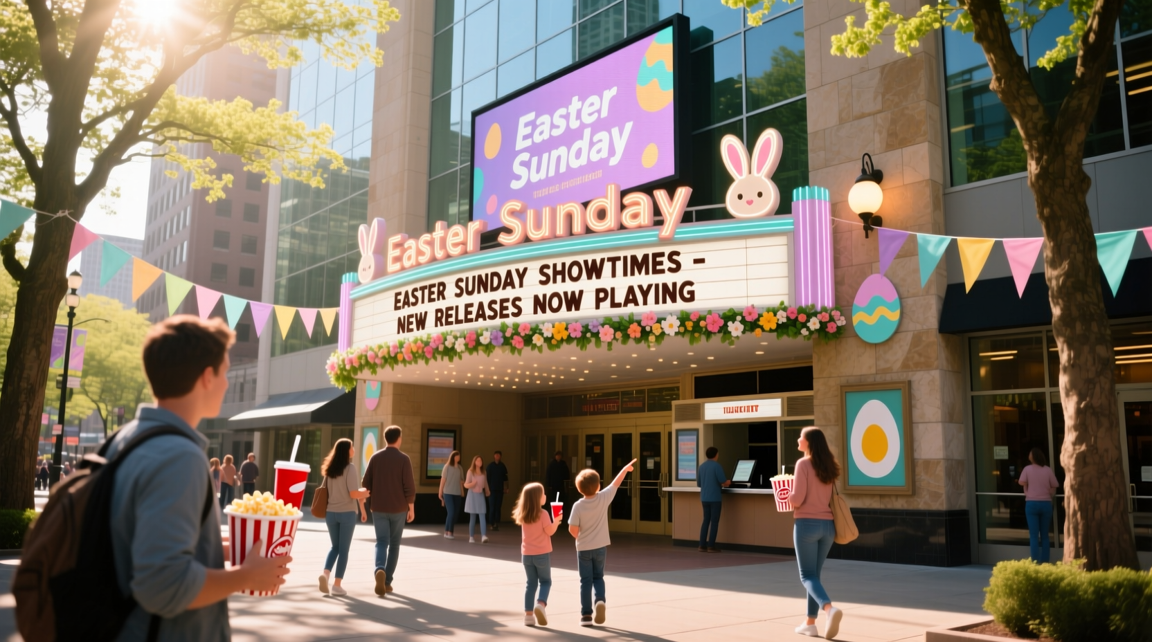 is movie theater open on easter