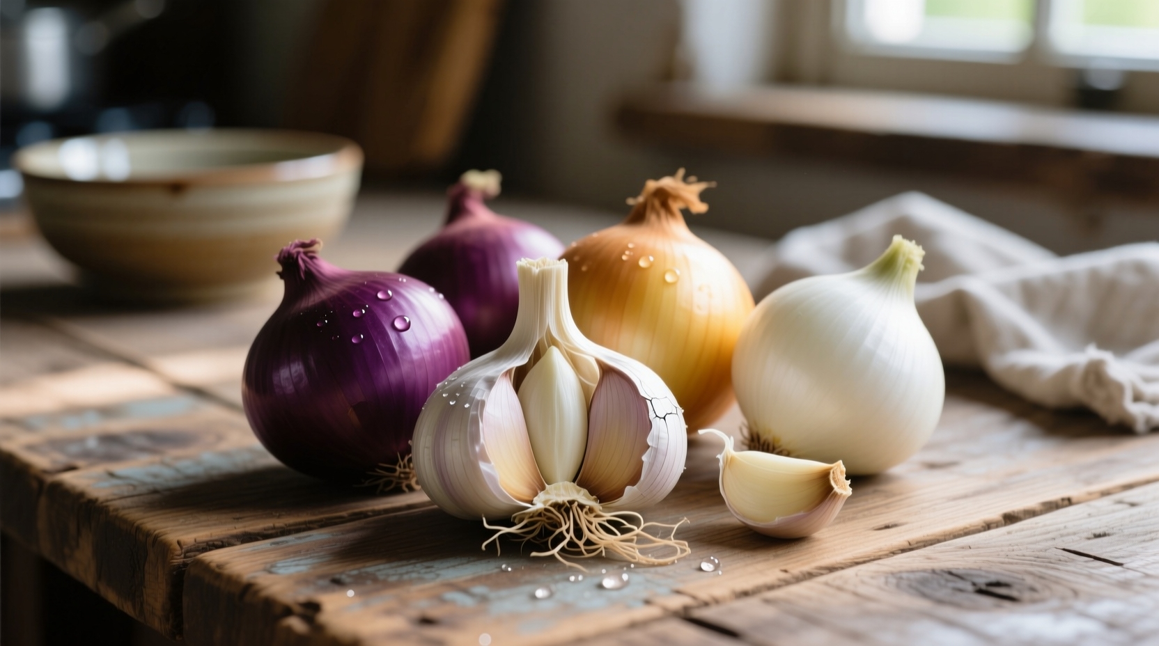 garlic and onion
