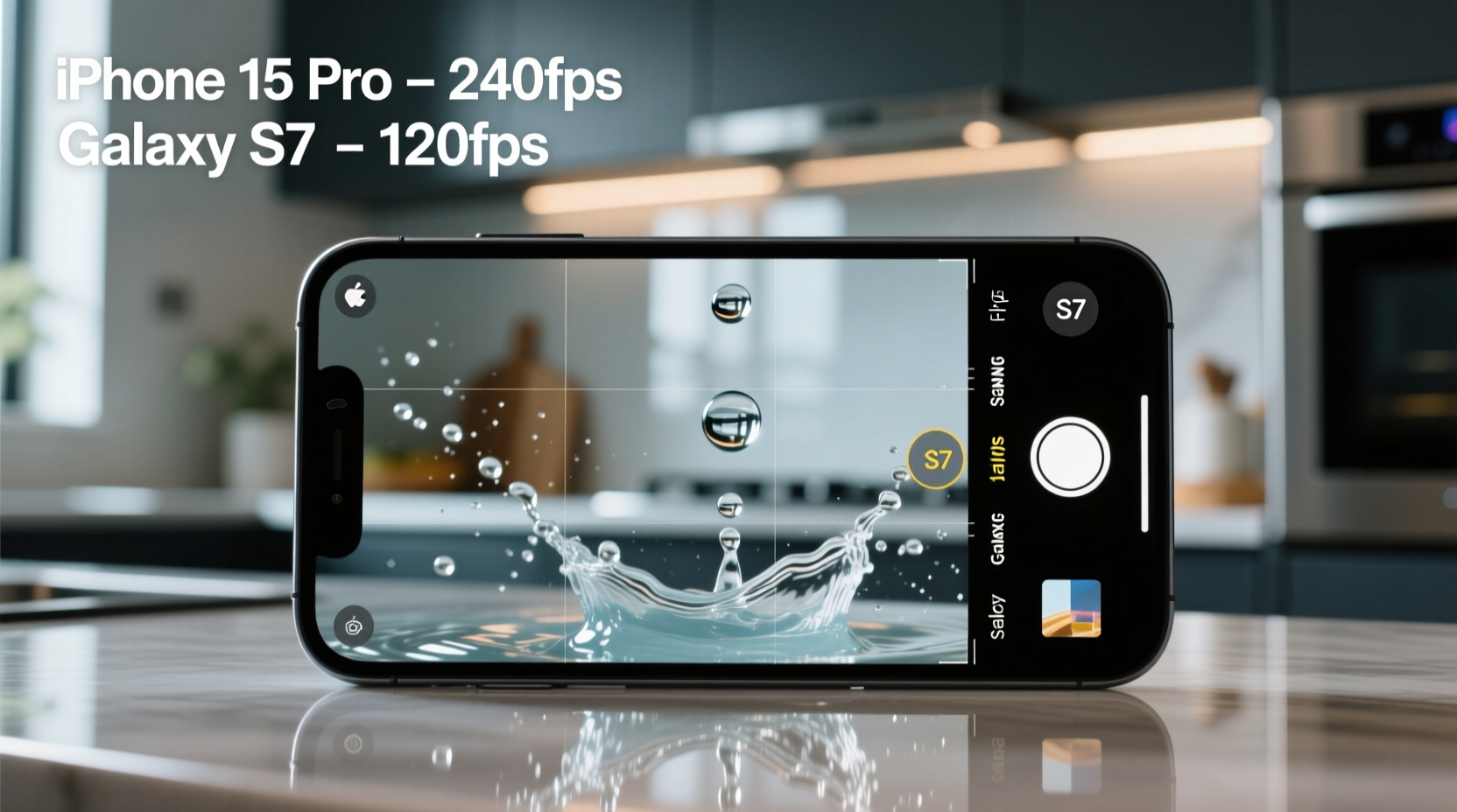 why does the iphone still beat samsung in slow motion video even old galaxy s7 footage looks good