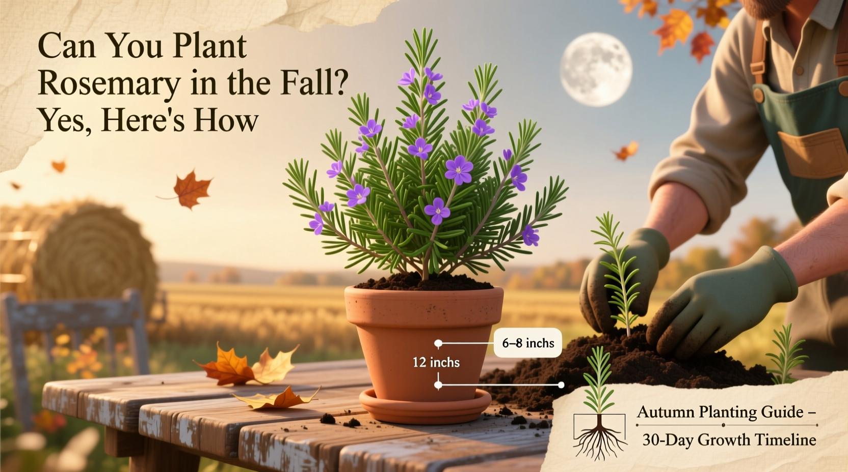 can you plant rosemary in the fall