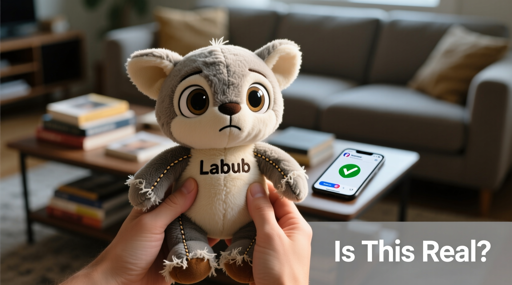 how can you tell labubu is real