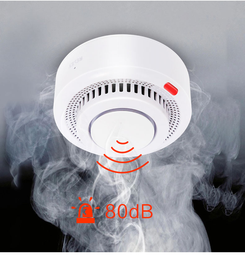 Smart Home Tuya App Standalone Wifi Smoke Detector Alarm Controller