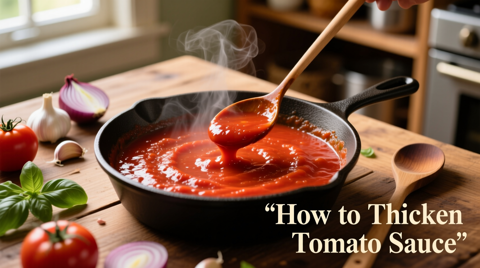 how do i thicken tomato sauce