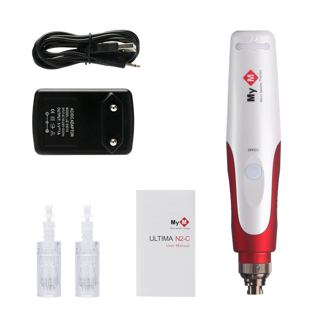 2021Popular Skin Care Electric Derma Pen N2 Spa Anti Aging Acne Scar Wrinkes removal used for bb booster starter kit