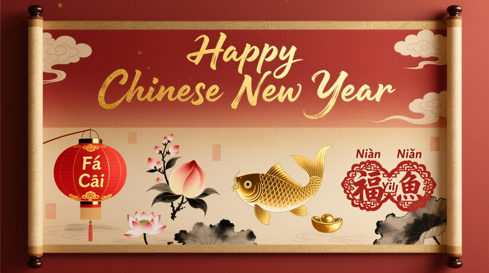 what do chinese new year blessings mean