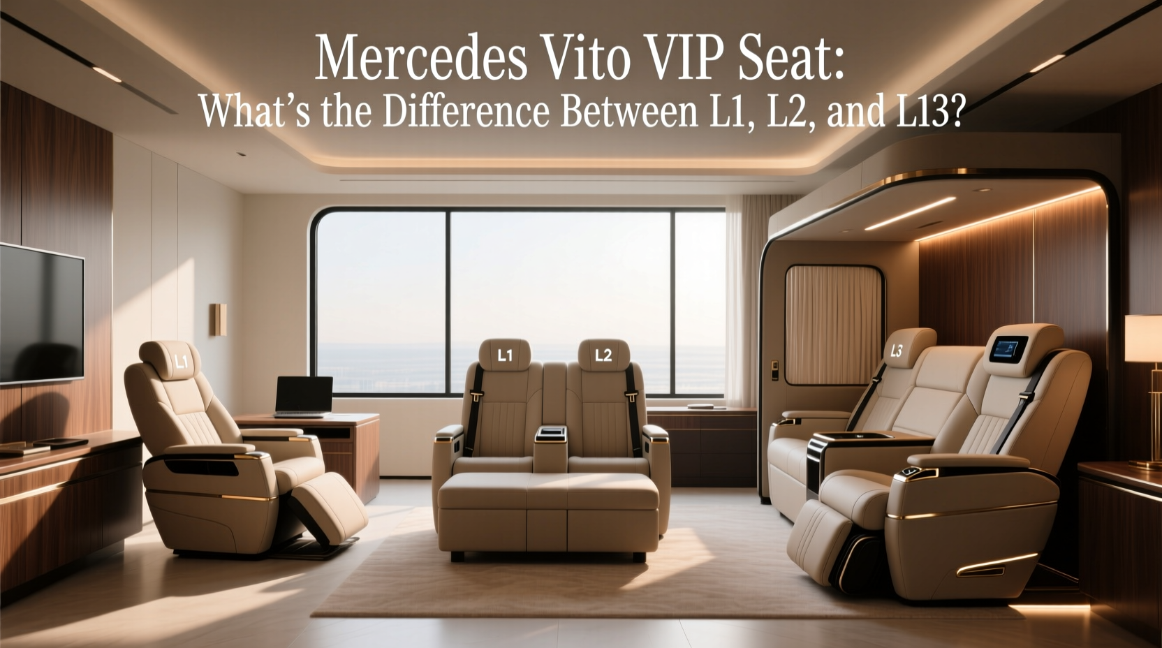 How to Choose Mercedes Vito VIP Seat, What Is the Difference Between Vito L1 and L2 and L3?