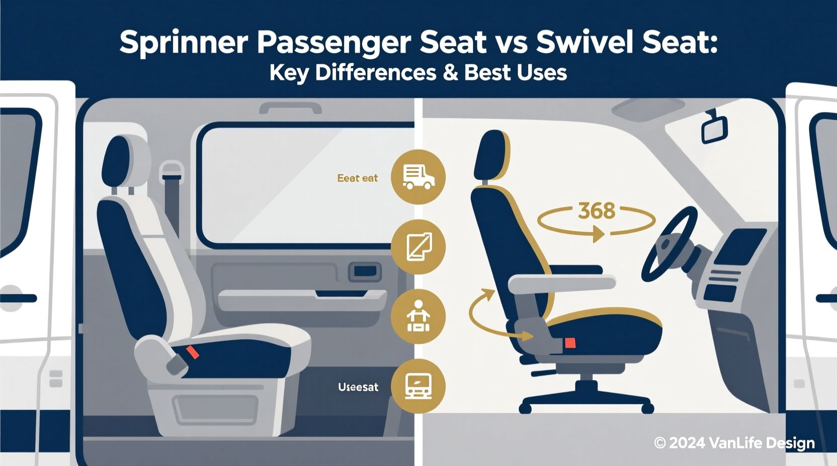 sprinter passenger vs swivel seat