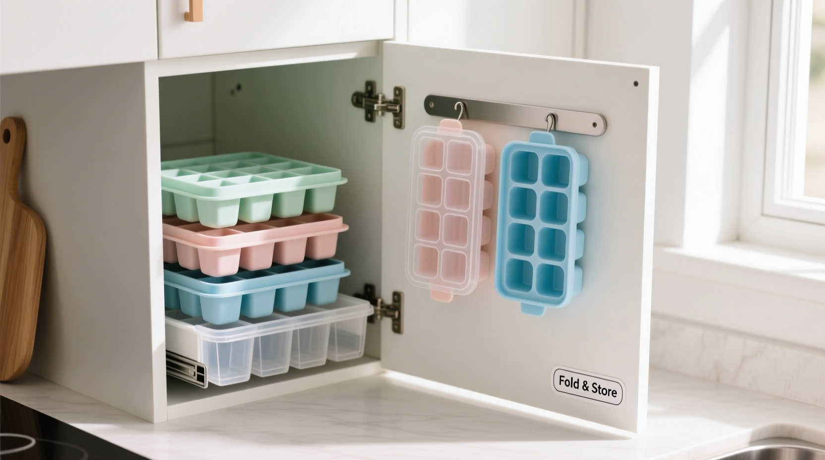 smart and space saving tips for storing silicone ice cube trays effectively