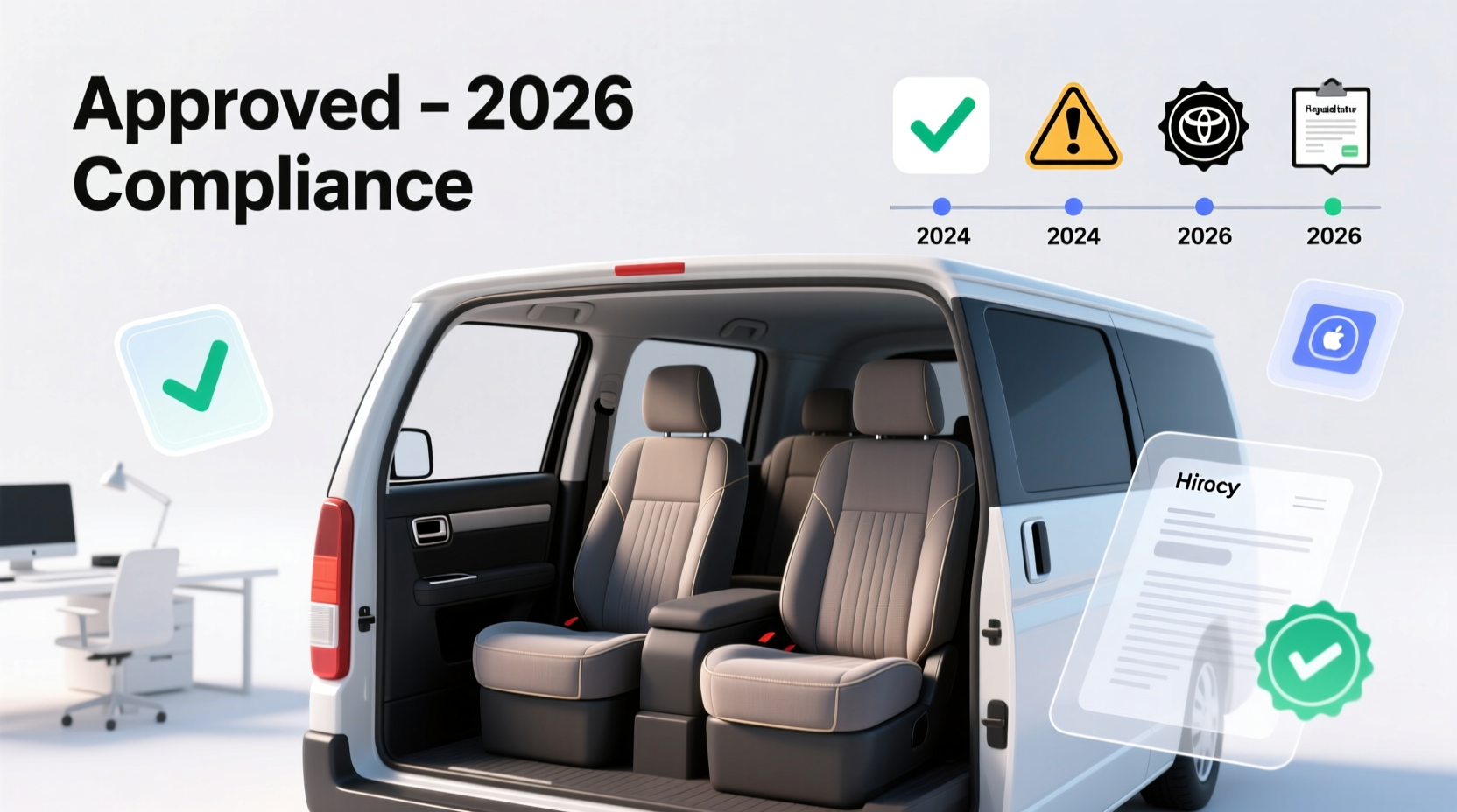 hiace seat cover legality 2026