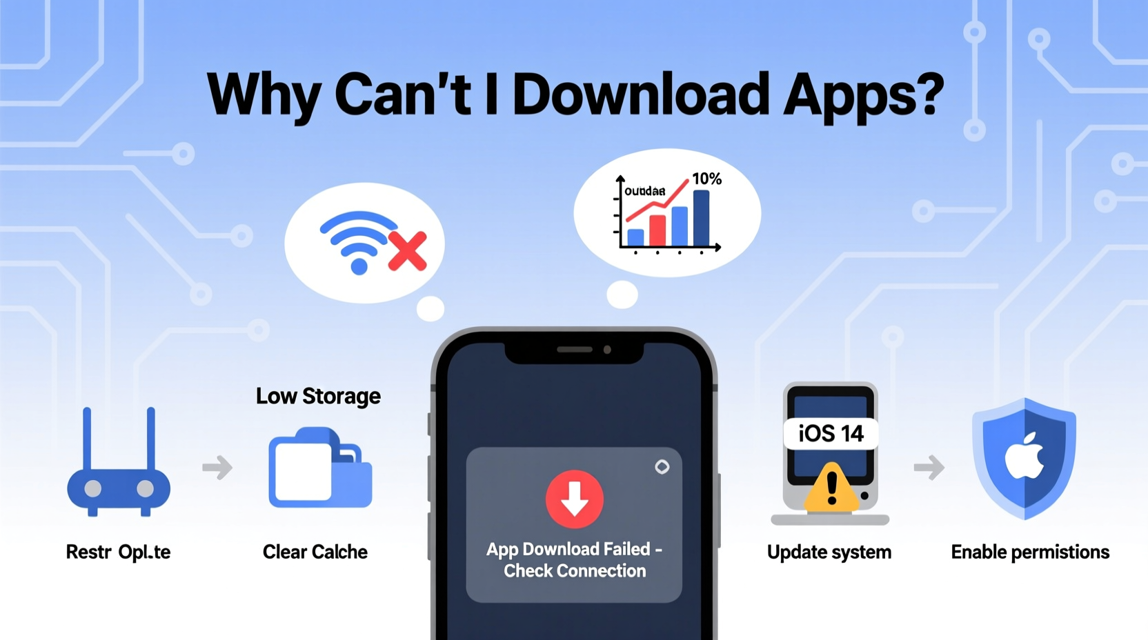 why cant i download apps troubleshooting tips solutions