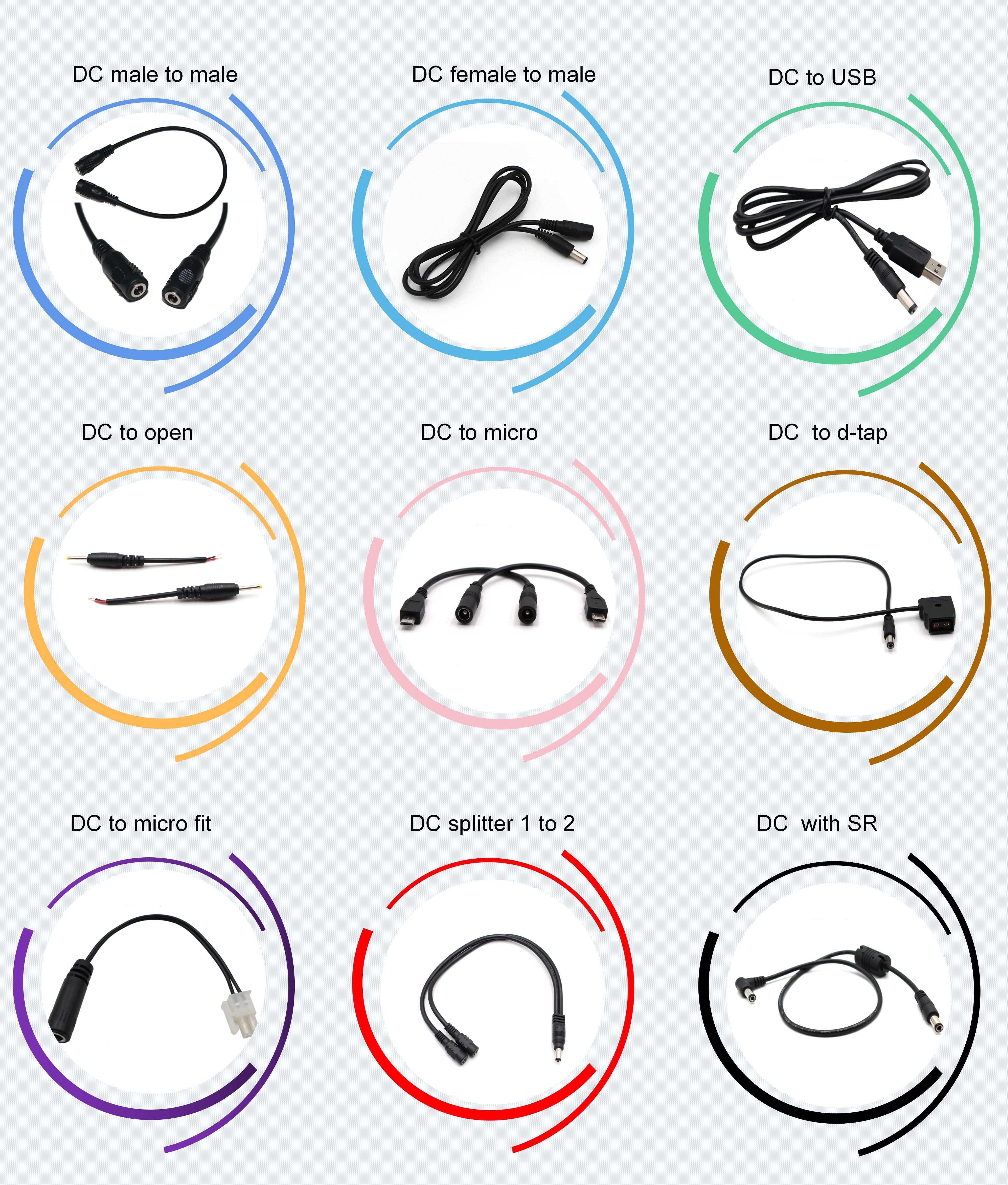 ISO9001 Rubber Spiral Power Cord , Camera Charging Spiral Cable Wire
