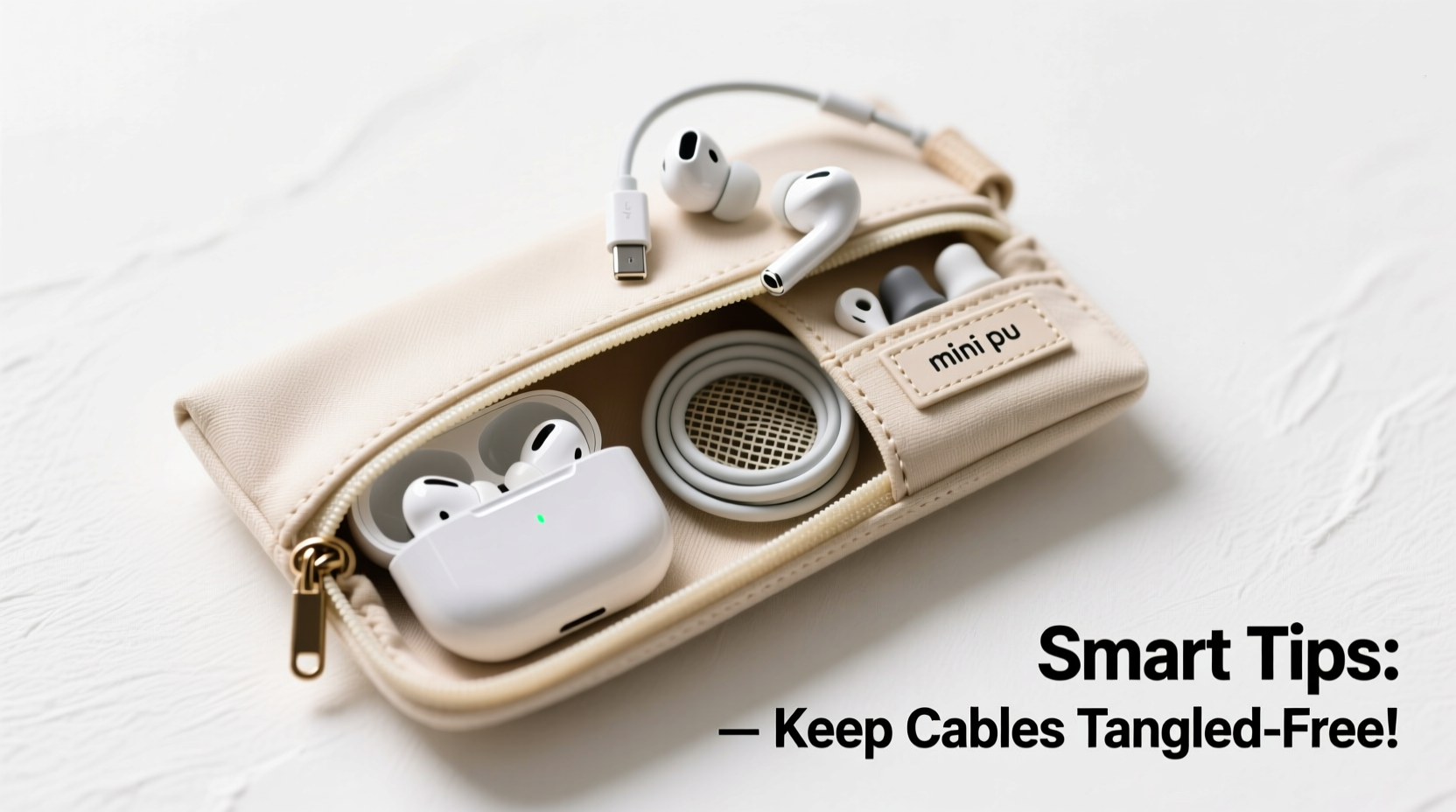 smart tips for using a mini pu pouch to safely store and organize your earphones