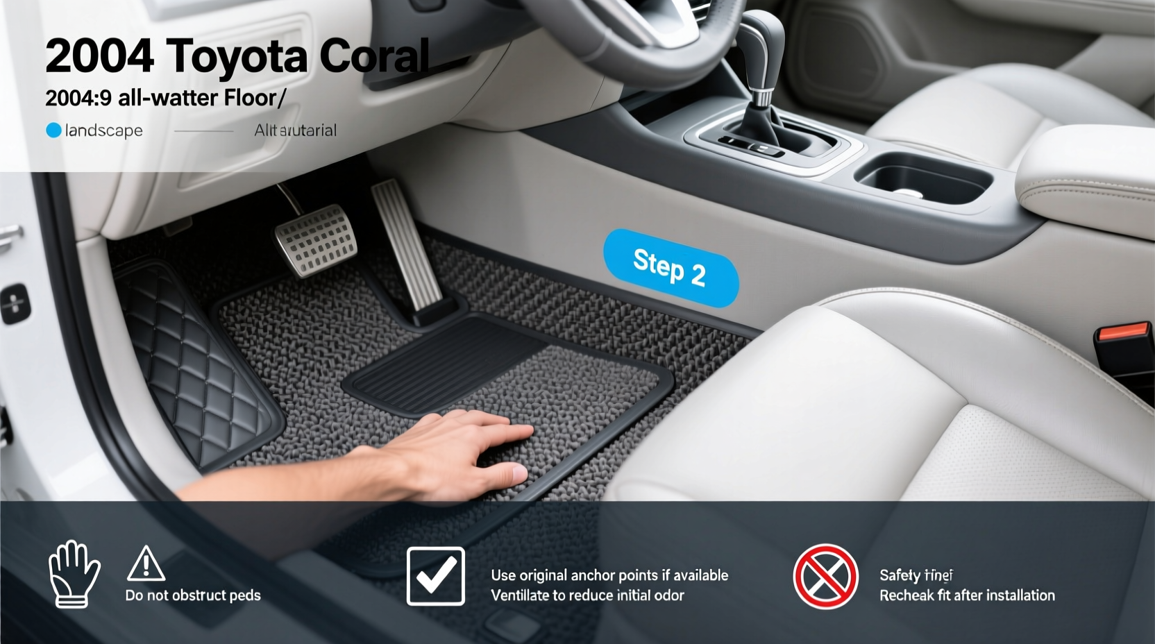 2004 Toyota Corolla All Weather Floor Mat Buying Guide