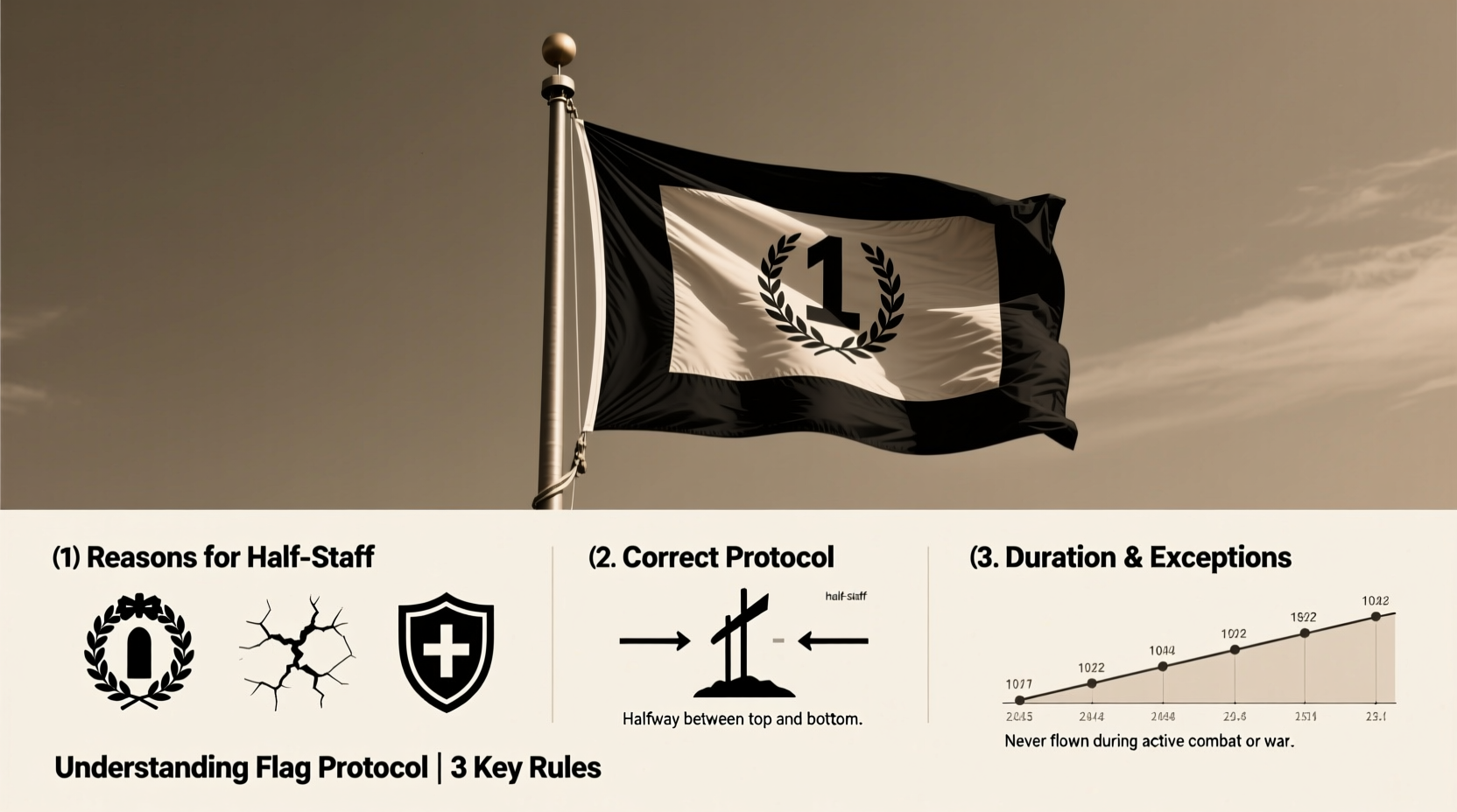why are flags at half staff understanding the protocol 3