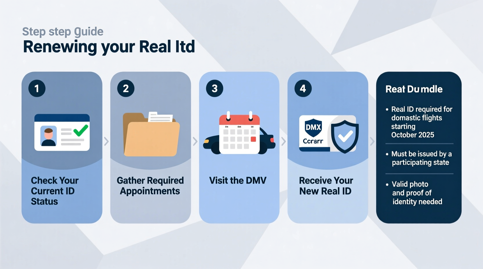 step by step guide to renewing your real id what you need to know