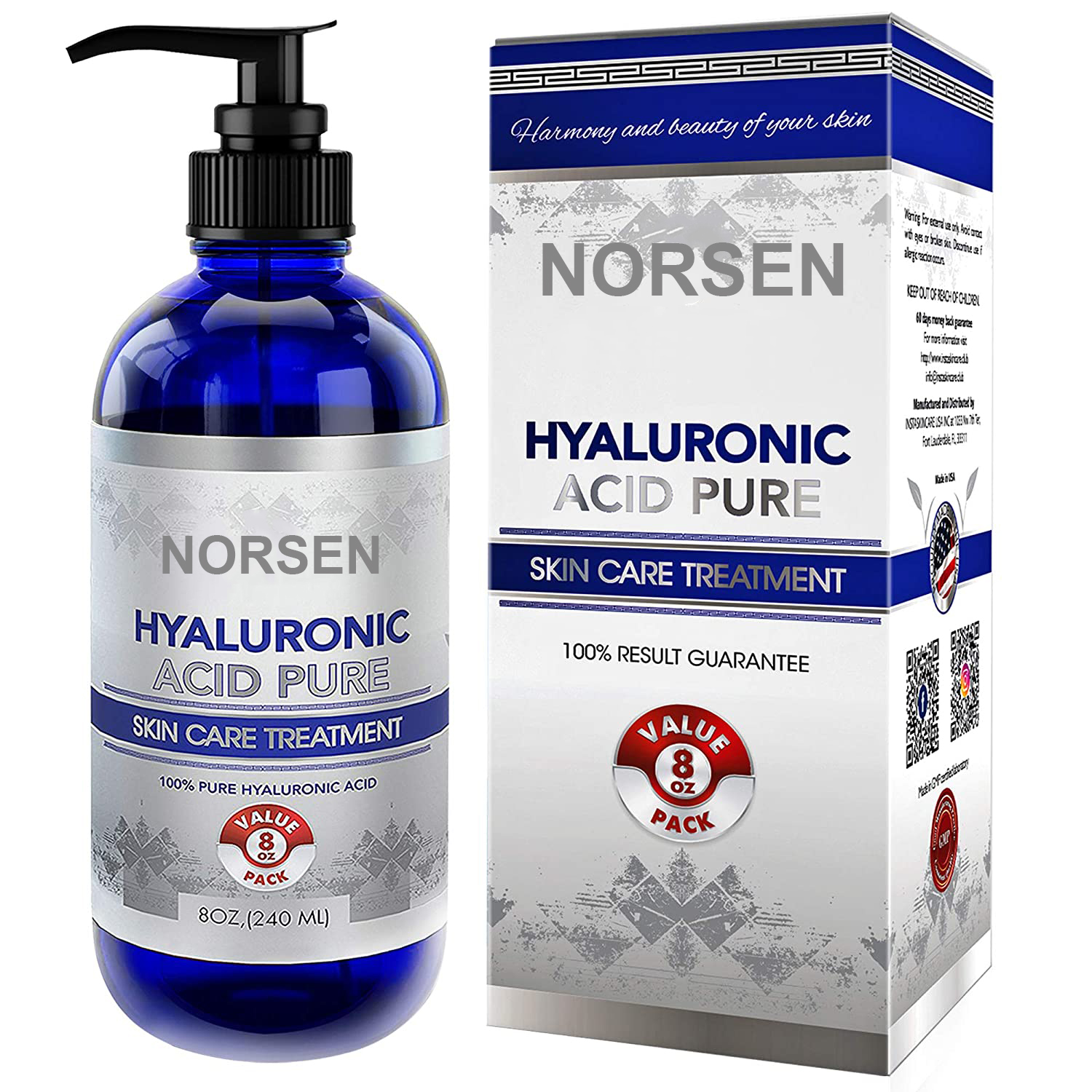 Private Label Hyaluronic Acid Pure Skin Care Serum  anti-ainging Essence