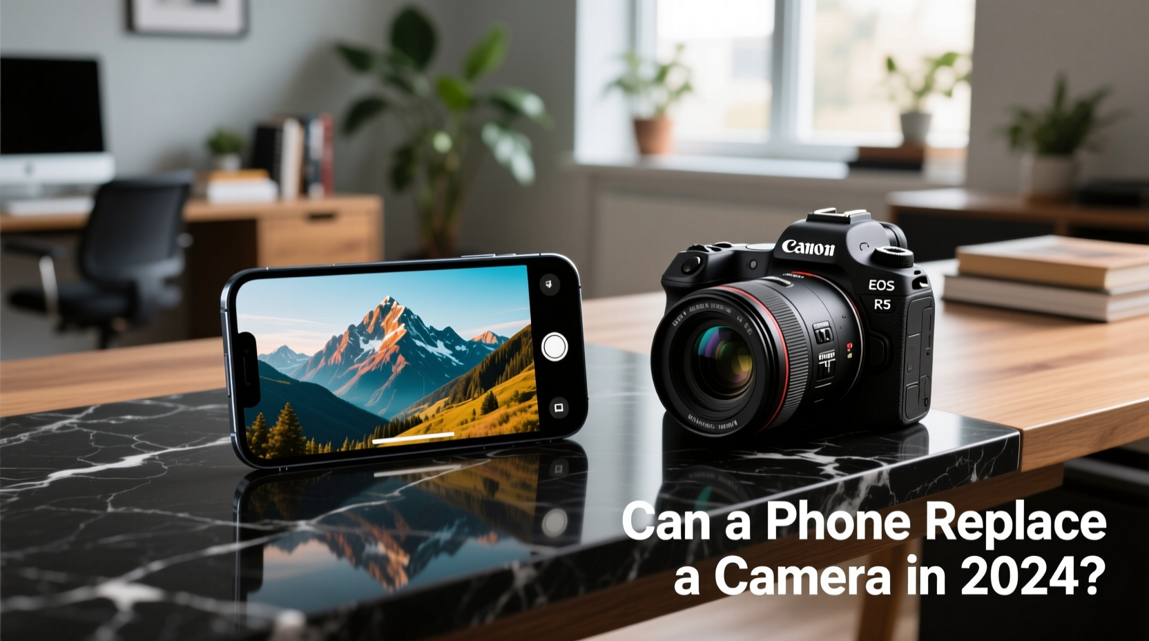 iphone 15 pro vs canon eos r5 can a phone really replace a camera in 2024