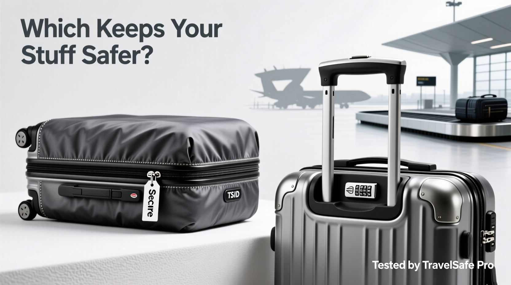 luggage cover vs built in lock which actually keeps your stuff safer