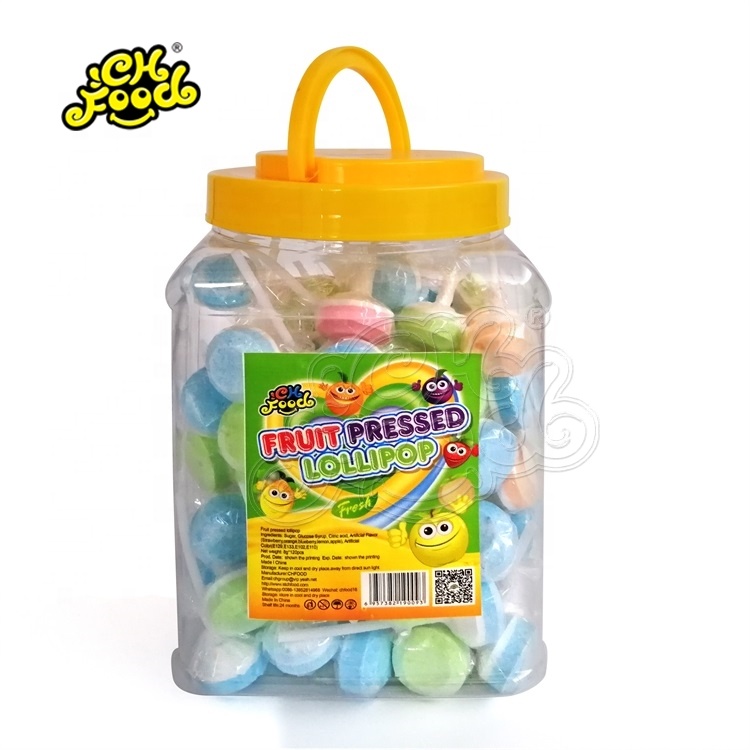 Ready To Ship Fruit press lollipop candy CH-Y2002B