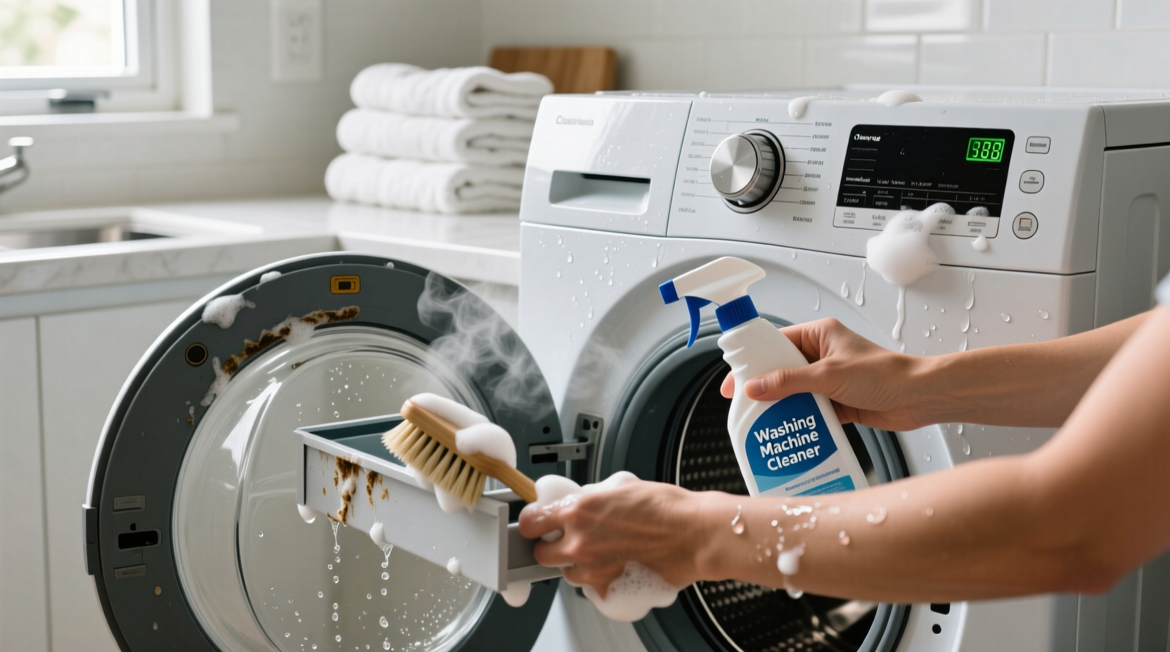 how to clean washing machine