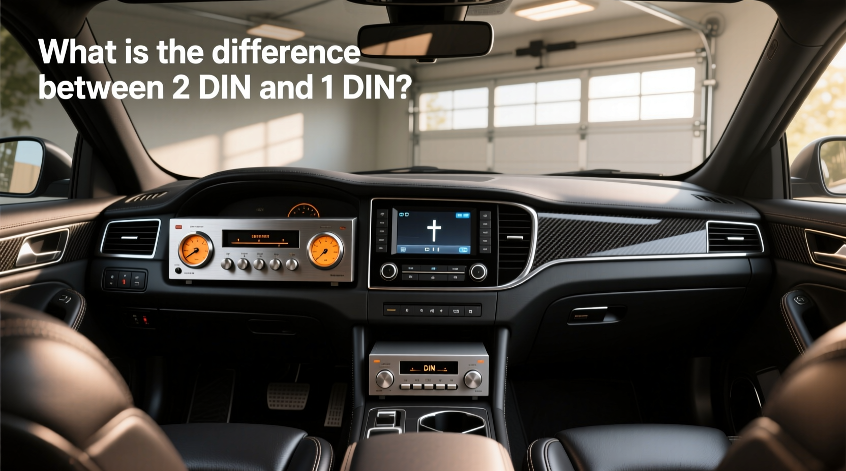 How to choose 2 knob car stereos,What is the difference between 2 DIN and 1 DIN?