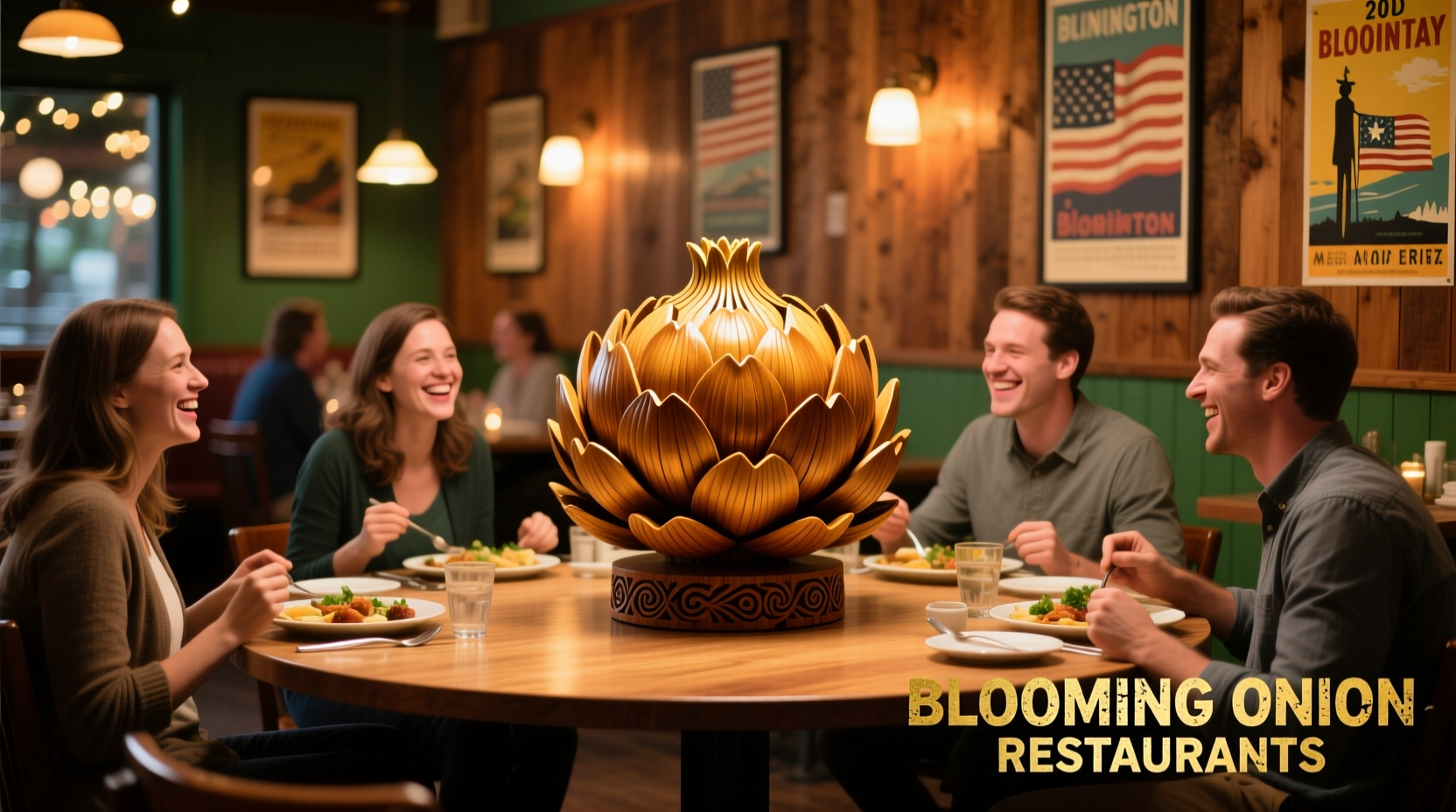 Best Restaurants Serving Authentic Blooming Onions Nationwide