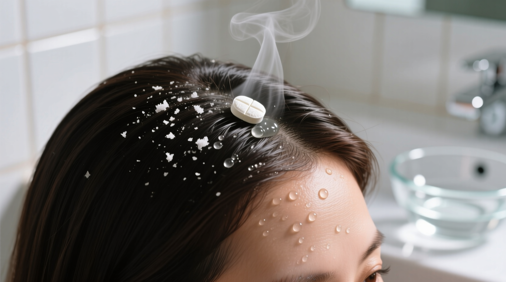 keep dandruff at bay with aspirin