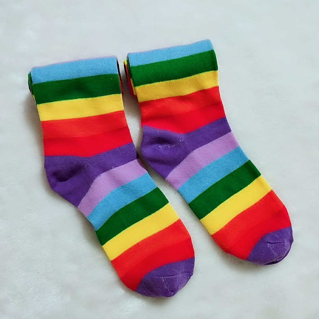 服装等或彩虹袜子男士,他们是如此柔软,用最好的棉雪纺尼龙丝绸.