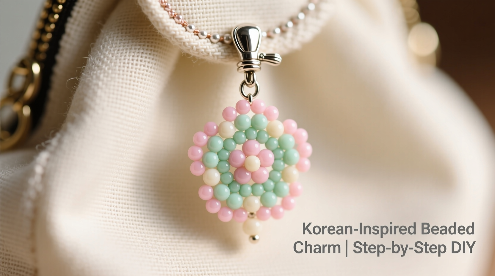 step by step guide to crafting a stylish diy korean style beaded bag charm
