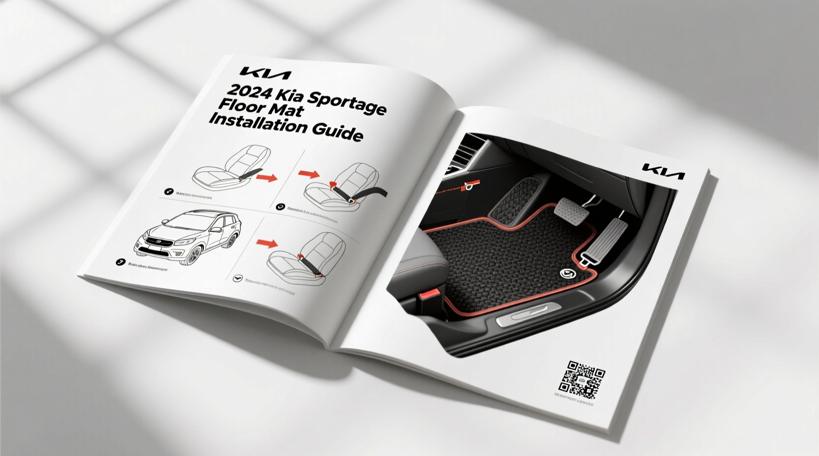 kia sportage 2024 mat installation