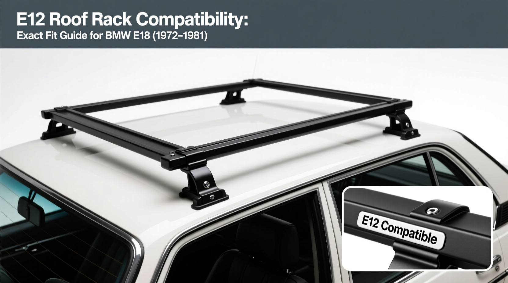 e12 roof rack compatibility