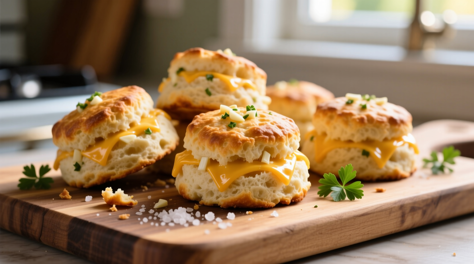 Perfect Bisquick Cheddar Garlic Biscuits Recipe in 20 Minutes