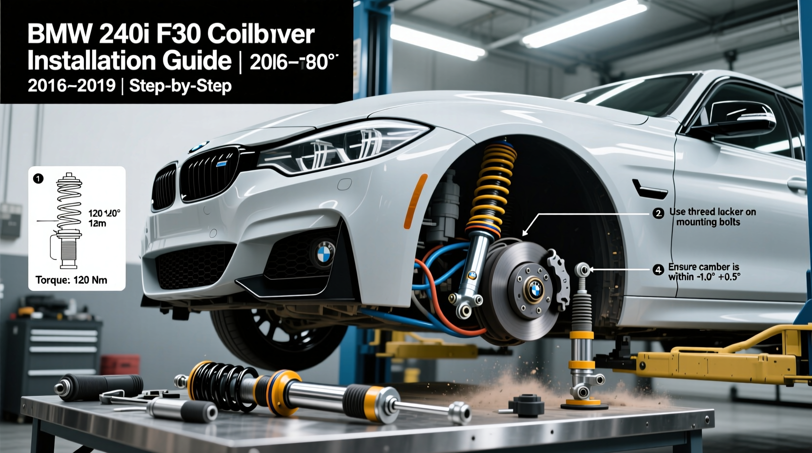 340i coilover install guide