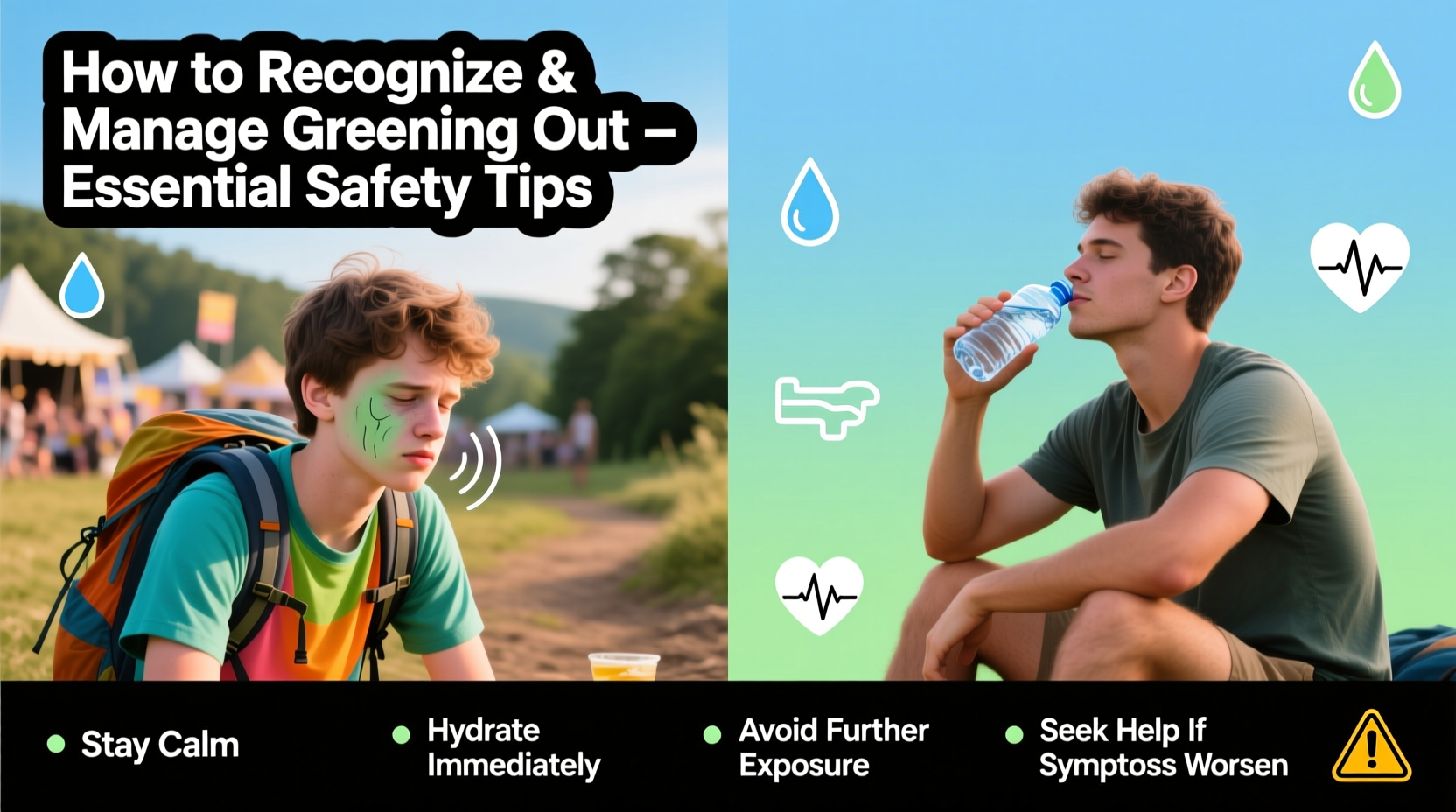 how to recognize and manage greening out essential tips for staying safe