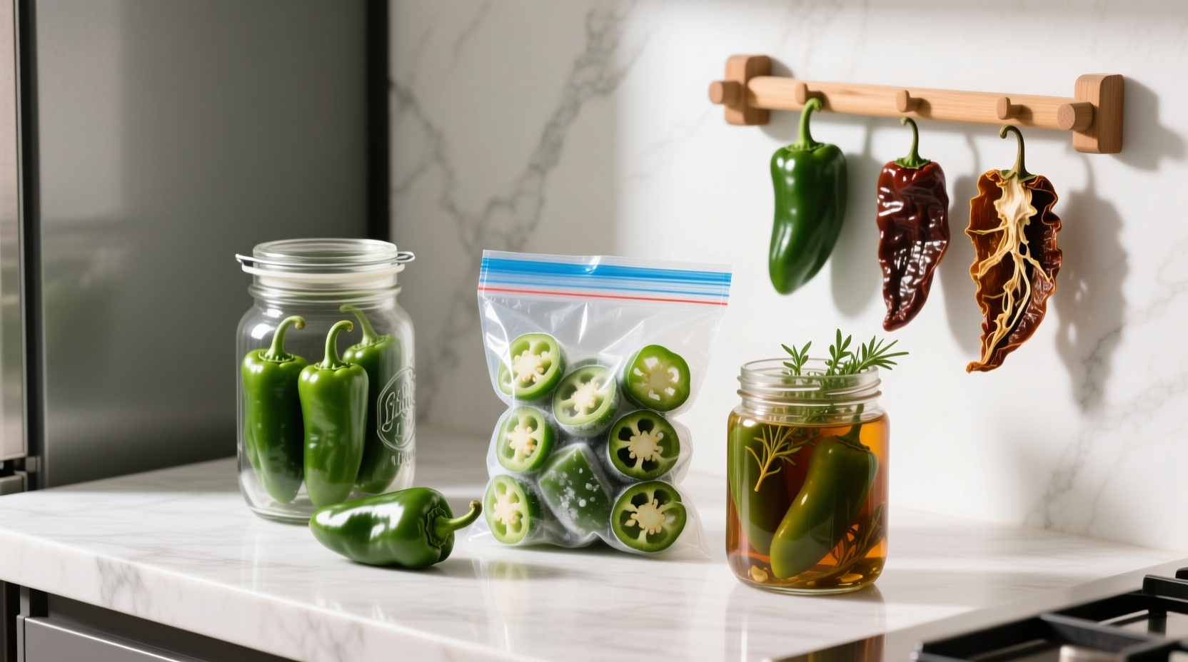 how to store jalapenos