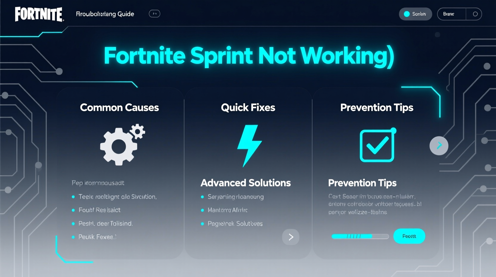 fortnite sprint not working fixes troubleshooting guide