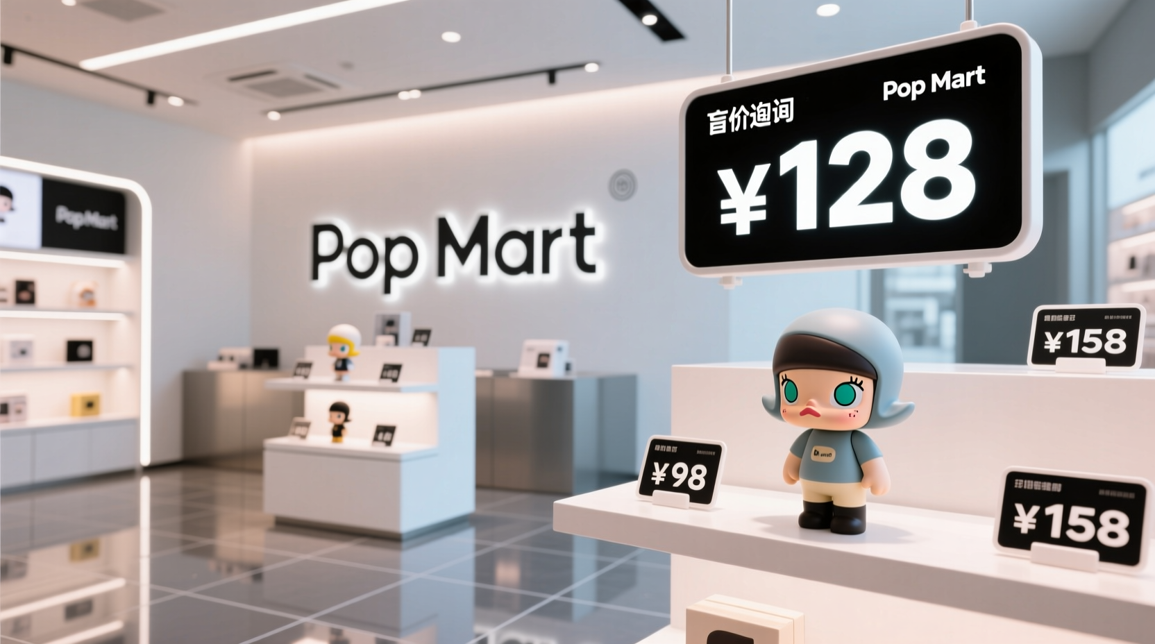 how much does pop mart pay