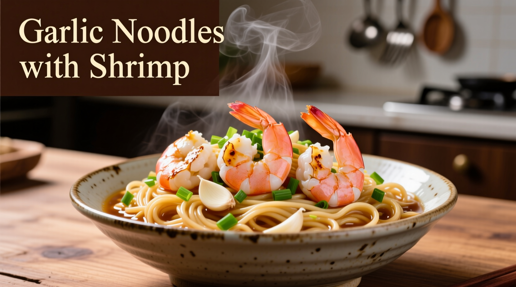 garlic noodles with shrimp