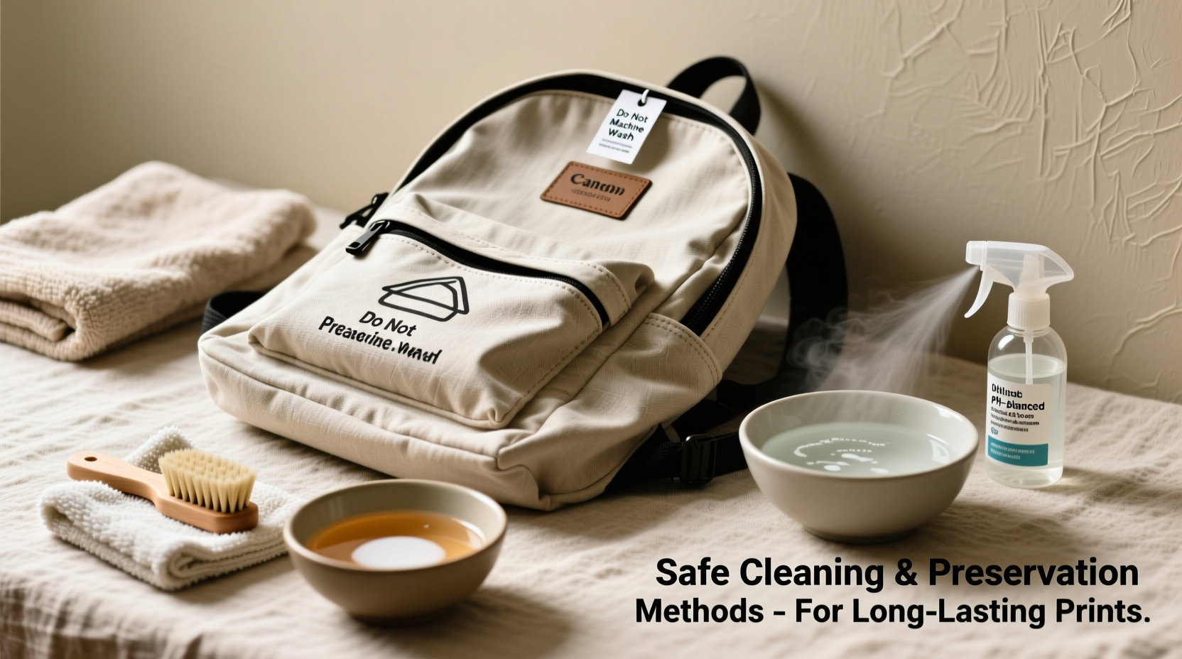 effective methods to clean and preserve your printed fabric backpack safely 2