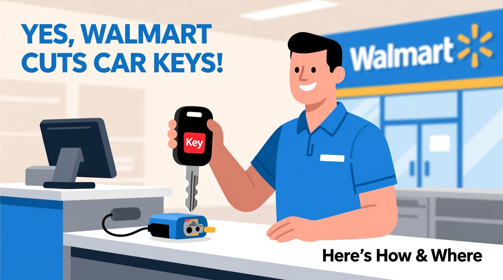 does walmart cut car keys