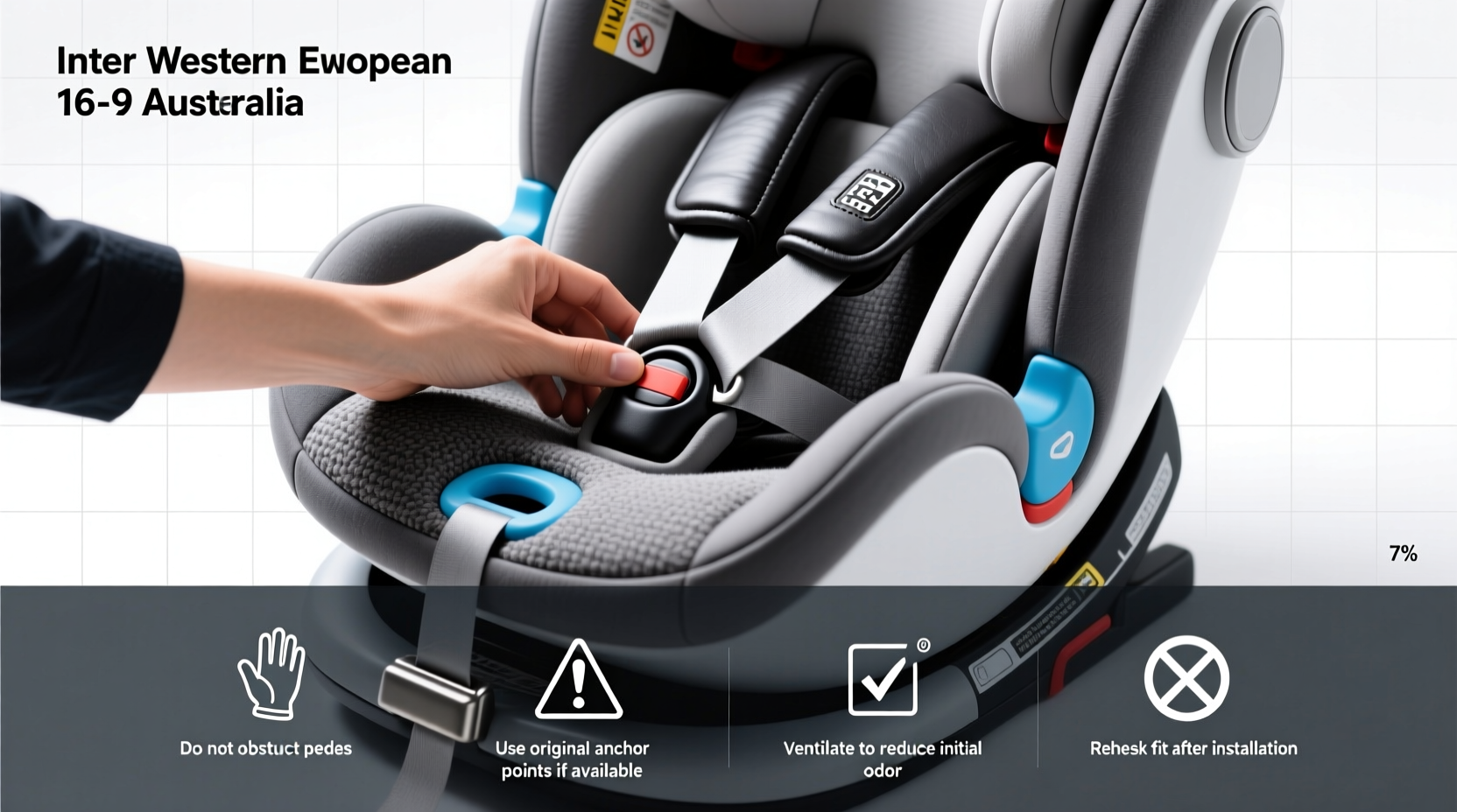 can you use child car seats bought overseas in australia
